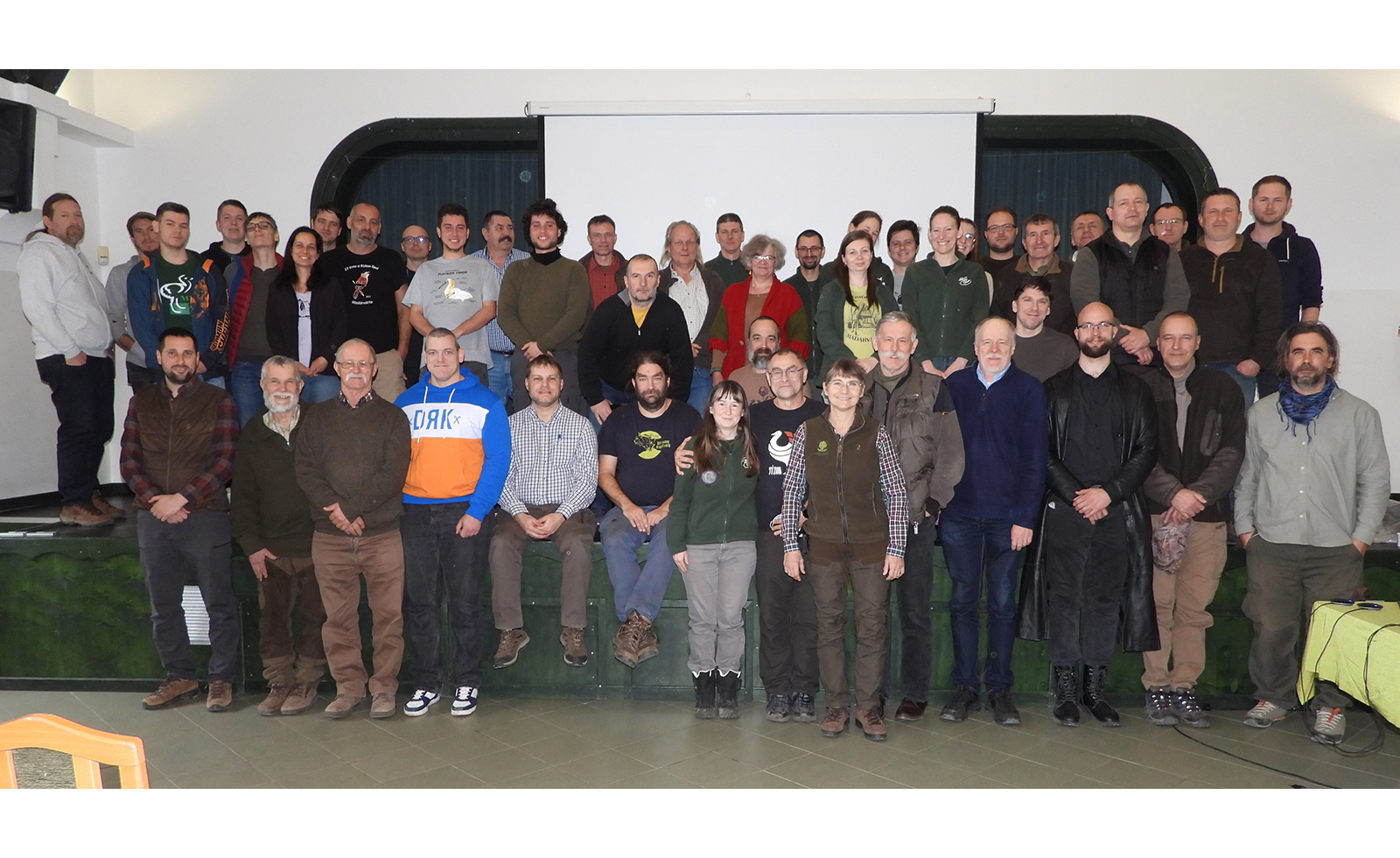 A Gyűrűzőtalálkozó (MMOT 2. nap) csoportképe