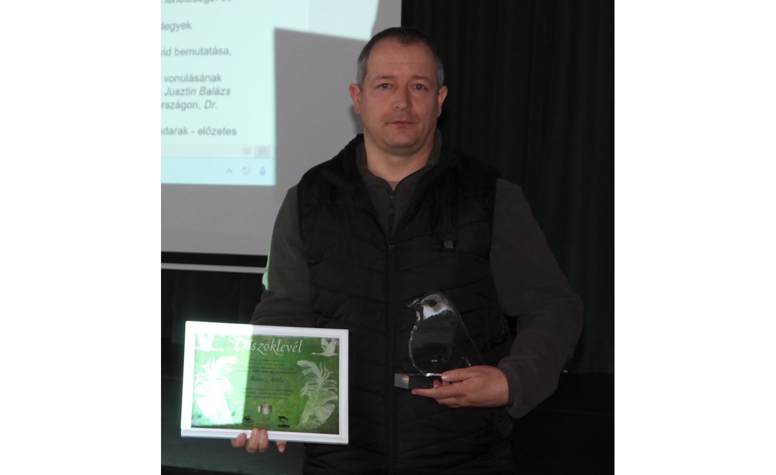 A Palkó Sándor-díjat idén Mórocz Attila vehette át.