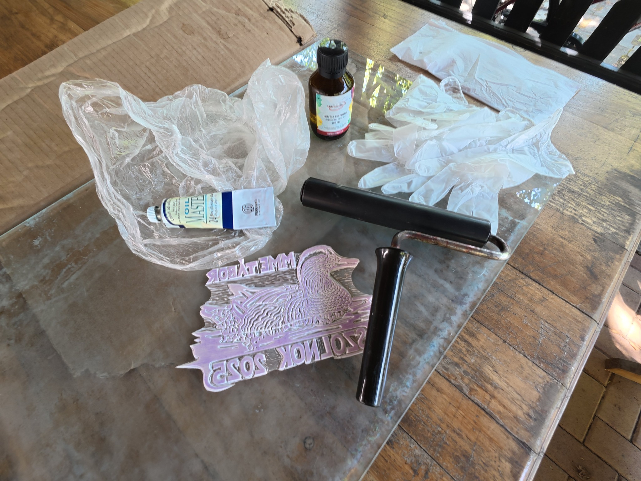 A pólókészítés kellékei