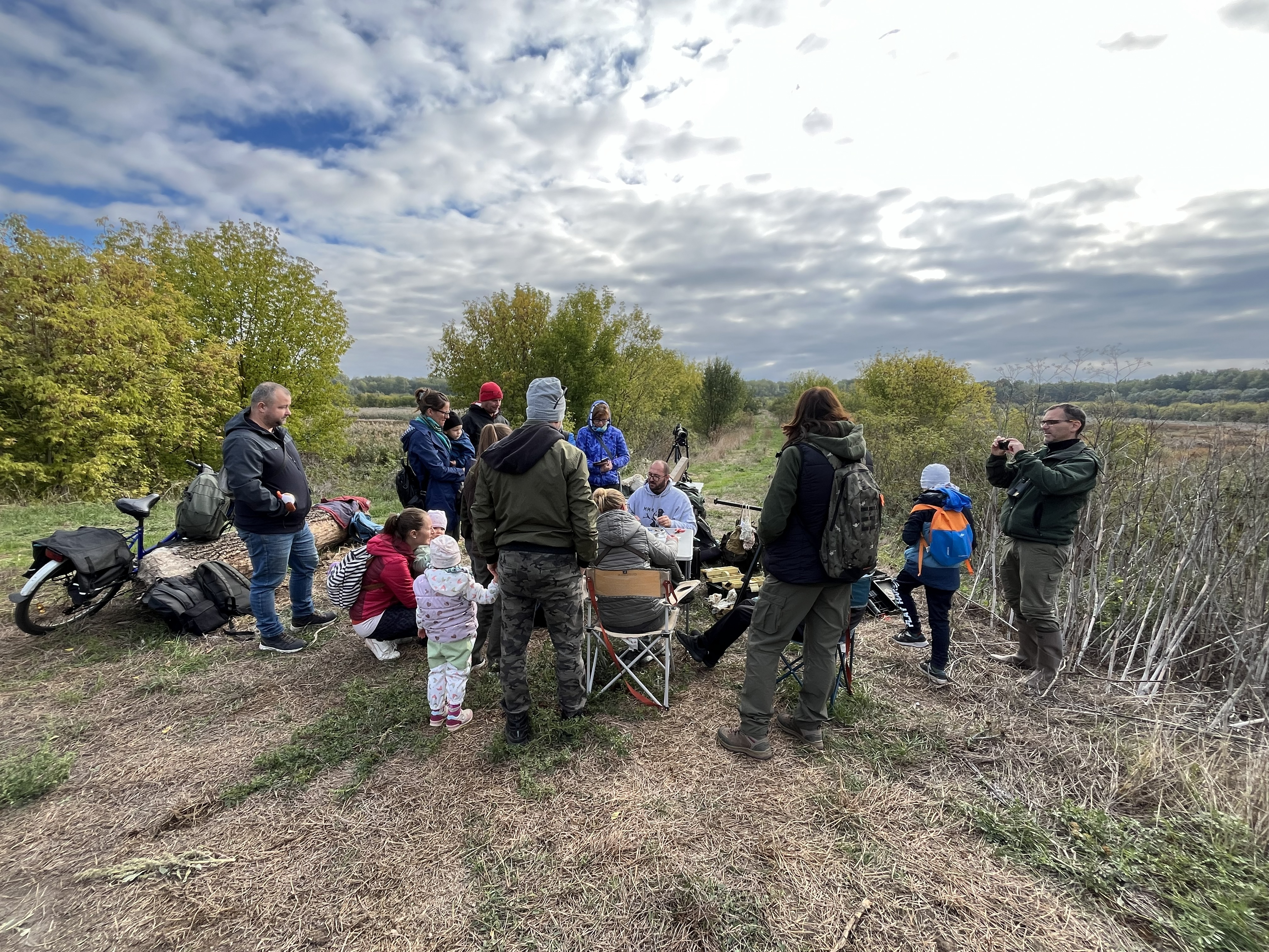 Madárgyűrűzés bemutató