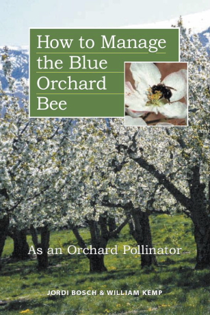 Kőmőves méhek védelme angol nyelvű könyv borítója