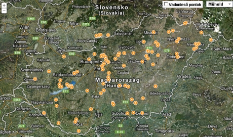 Barna ásóbéke magyarországi elterjedése (Forrás: herpterkep.hu)