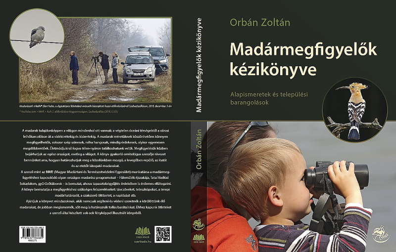 Orbán Zoltán - Madármegfigyelők kézikönyve (Cser Kiadó, 2022) külső borító