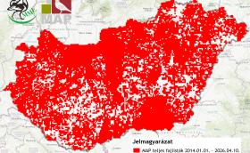 MAP teljes fajlisták eloszlása (2014.01.01. - 2026.04.10.)