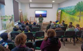 Foglalkozás az MME Szalakóta Látogatóközpontban