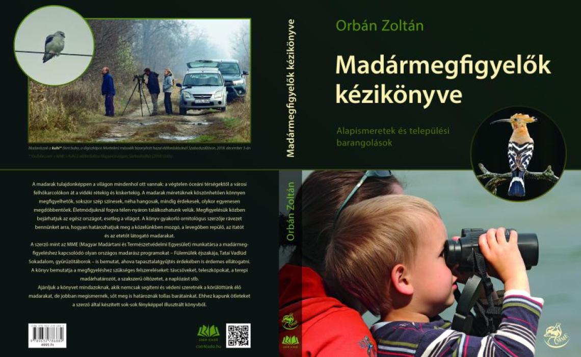 Orbán Zoltán: Madármegfigyelők kézikönyve - külső borító