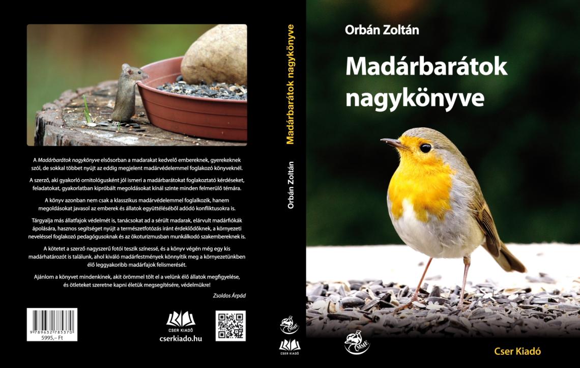 Orbán Zoltán: Madárbarátok nagykönyve - külső borító