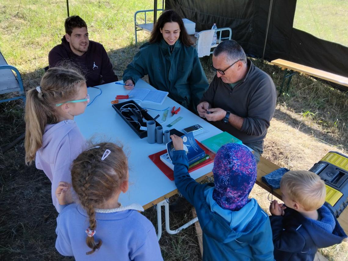 Gyűrűzőtábor Boldogkőújfaluban.