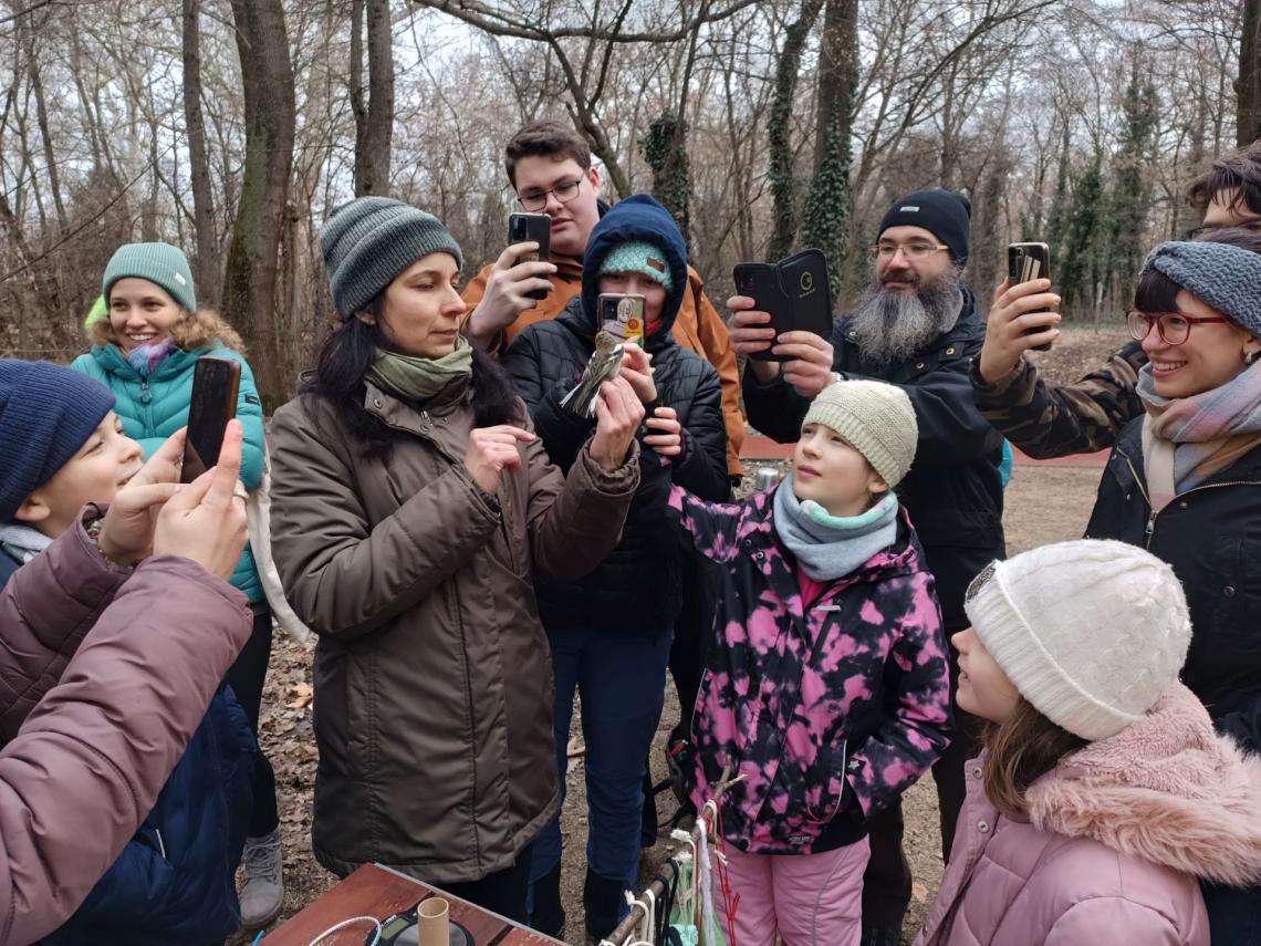 Gyűrűzési bemutató az Újszegedi Ligetben
