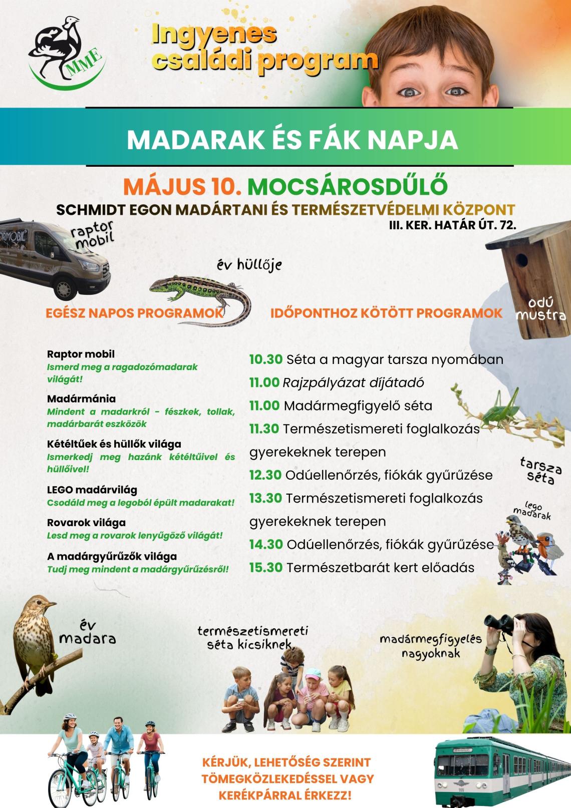 2026 madarak és fák napja poszter