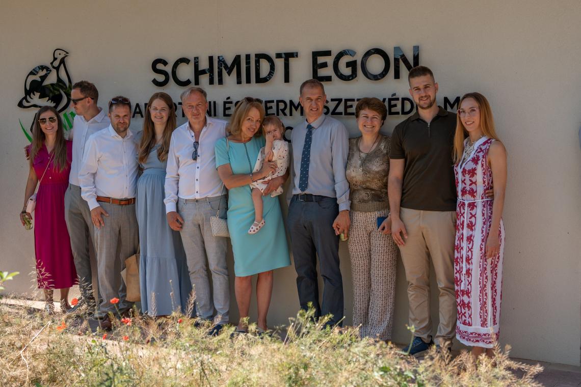 Schmidt család a SEMTK átadón