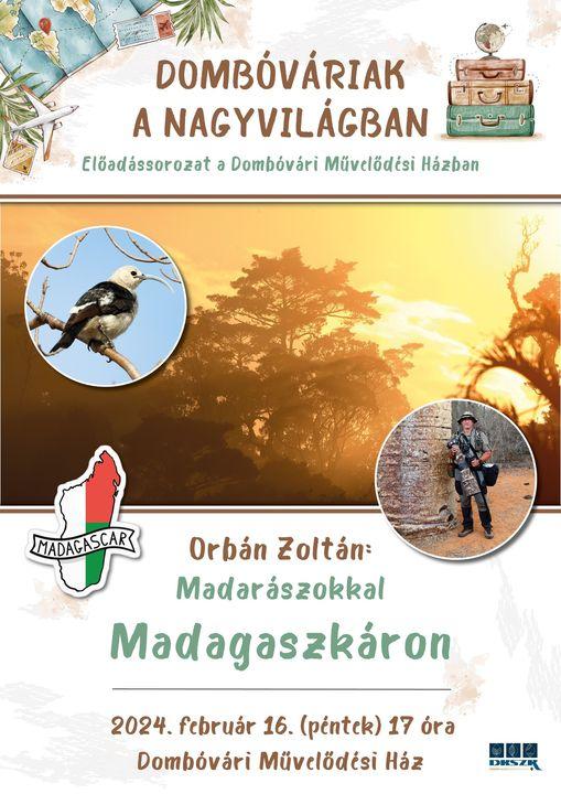 Madagaszkári élménybeszámoló plakát