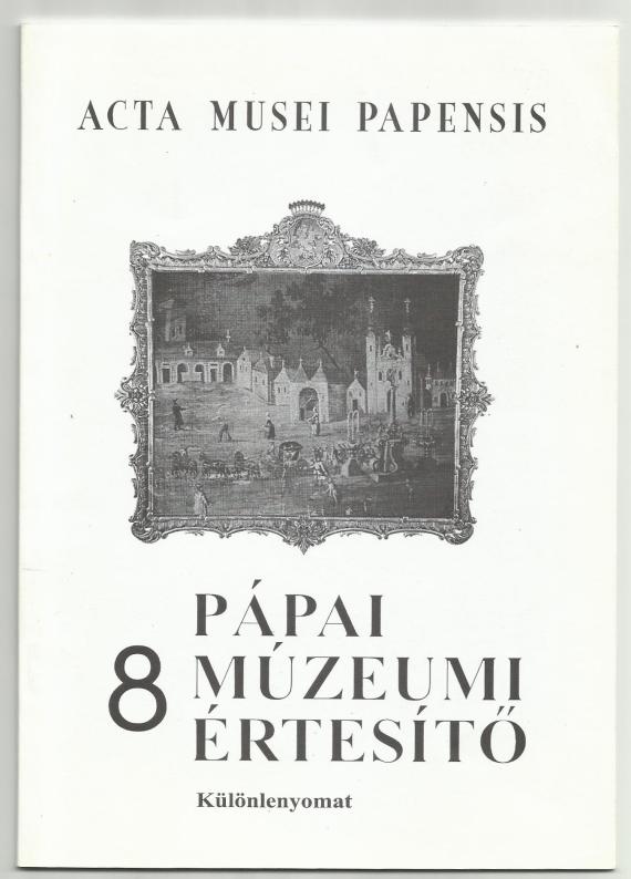 Pápai Múzeumi Értesítő borító