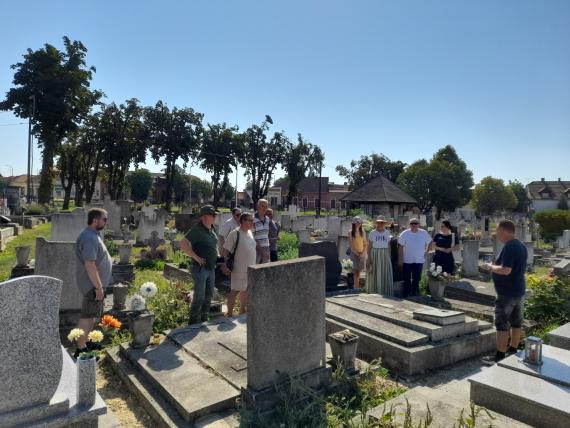 Megemlékezés Csörgey Titusz sírjánál