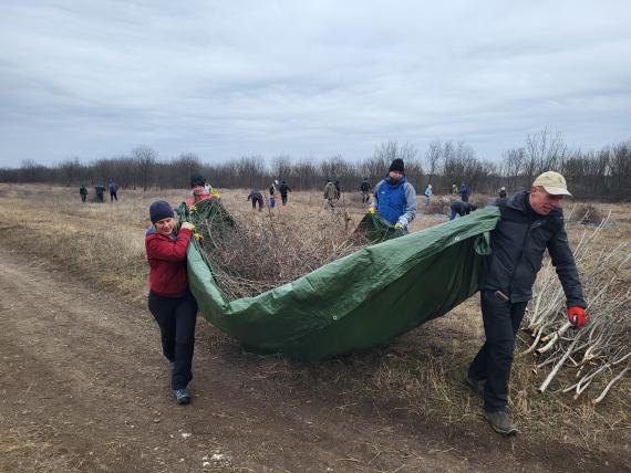 A Tétényi-fenníkon sem voltunk tétlenek (Fotó: Lendvai Csaba)