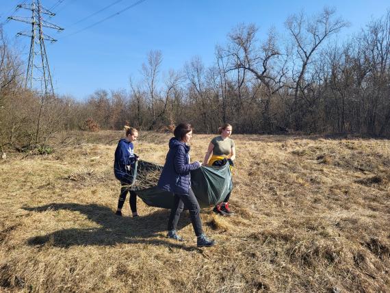 Munka a Homoktövisen (Fotó: Lendvai Csaba)