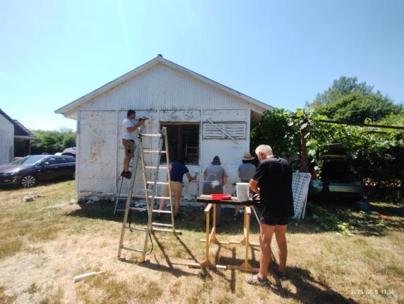 faház felújítás Sumonyban