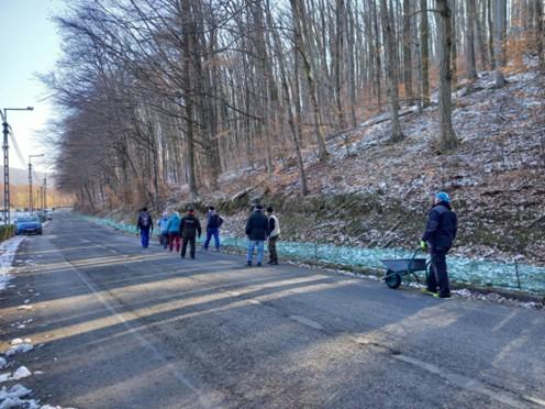 Békamentő hálók kihelyezése Orfűn